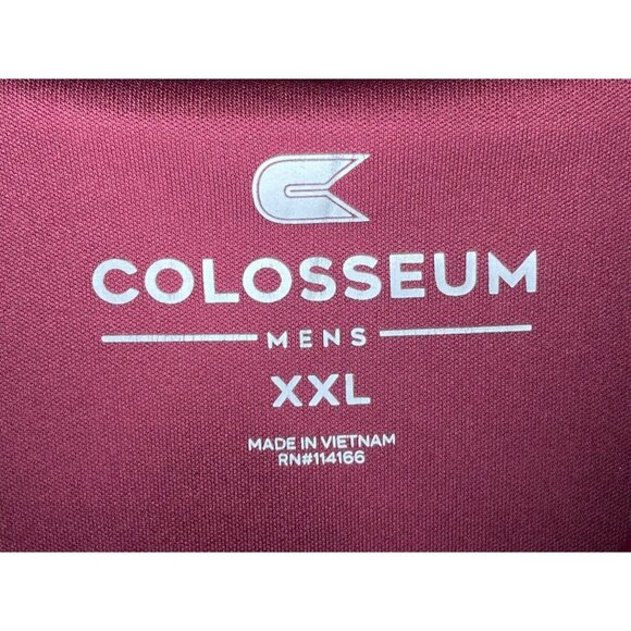 Florida State Seminoles FSU Maroon Short Sleeve Colosseum Polo Shirt Men’s XXL - Picture 4 of 4